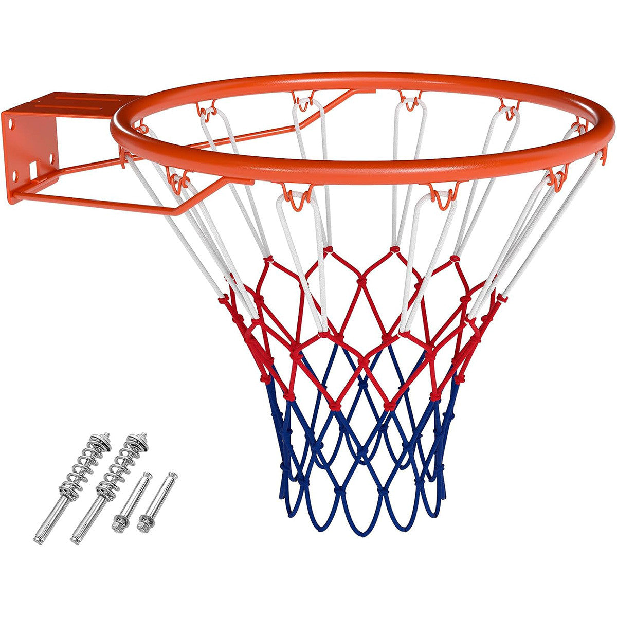 Basketkorg 45 cm – fjädrad, 16 mm stålrör, nät ingår