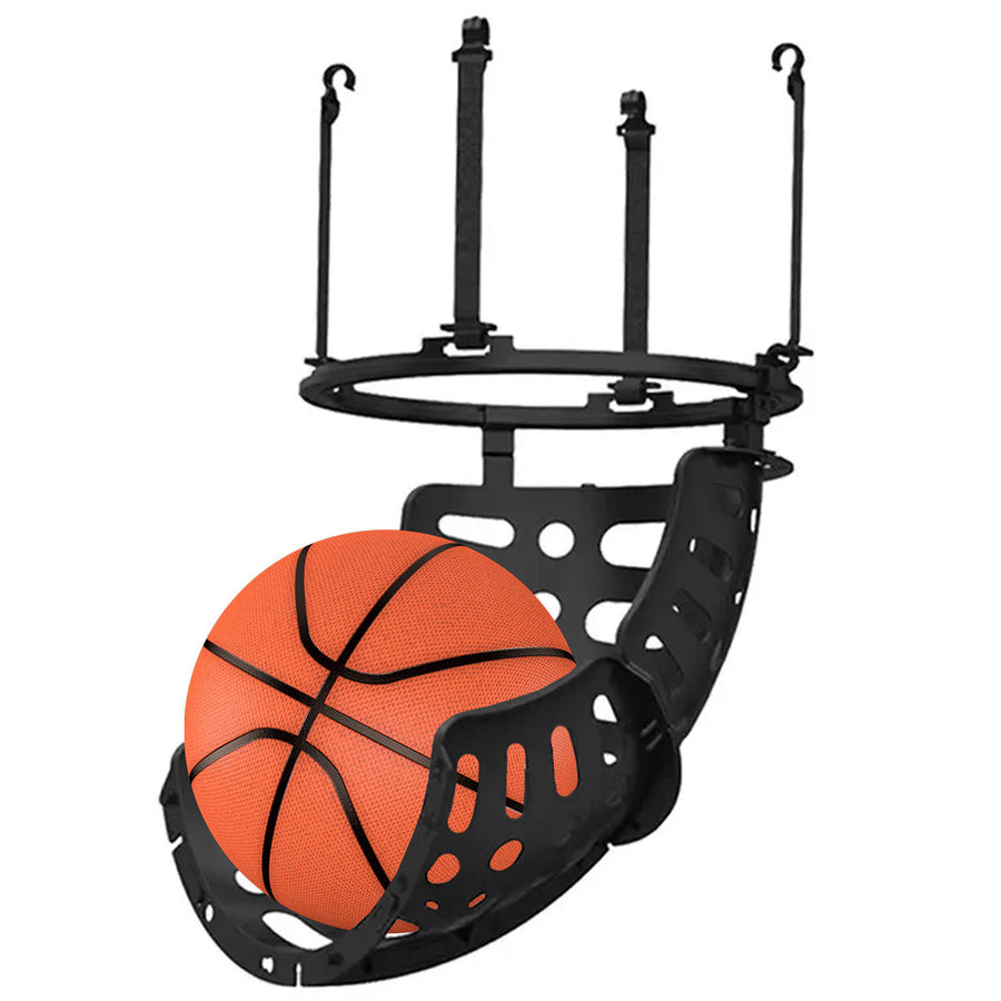 Basketbollreturnerare – för 38 och 45 cm basketkorgar, PP-plast, automatisk retur