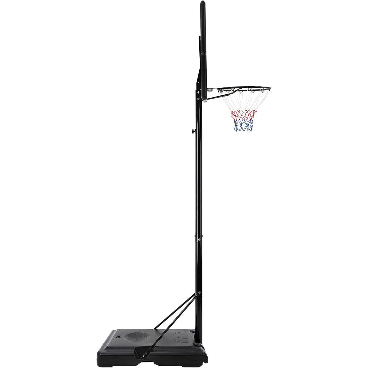 POHJOLAN URHEILUTARVIKE Koripalloteline 1,35-3,05m Musta