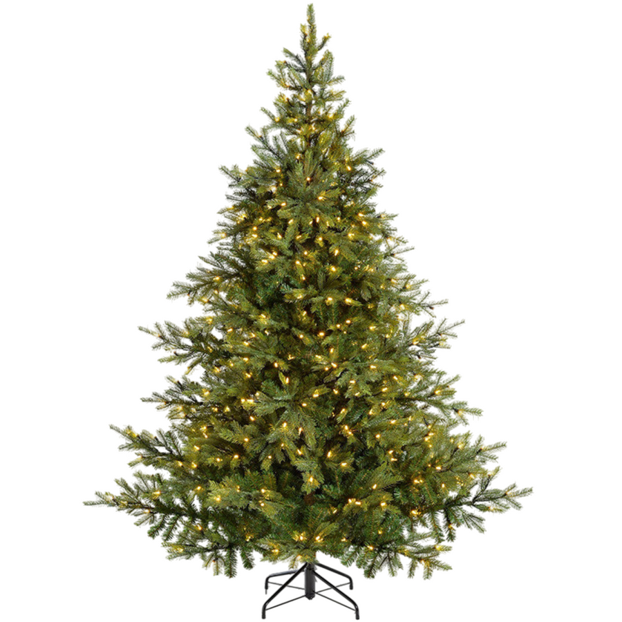 Joulukuusi 210 cm – 1036 oksaa, PE/PVC, automaattisesti avautuvat oksat