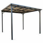 Pohjola Garden Pergola/Puutarhakatos 3x3m, PC katto, Harmaa