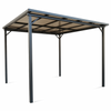 Lund & Leaf Pergola/Trädgårdstak 3x3m, PC-tak, Grå