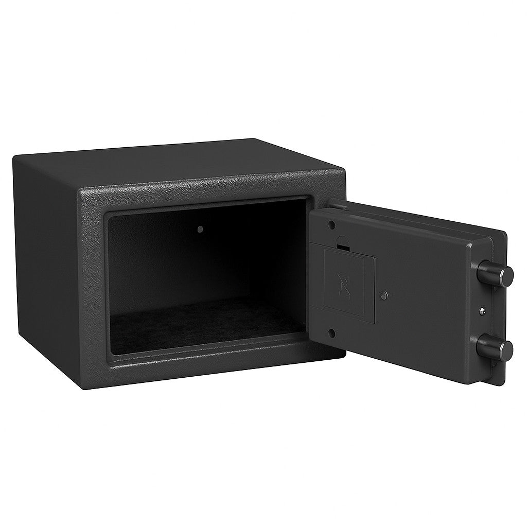 POHJOLA INDOOR Kassakaappi / Turvakaappi Digitaalilukolla, 28x22x22cm, Harmaa