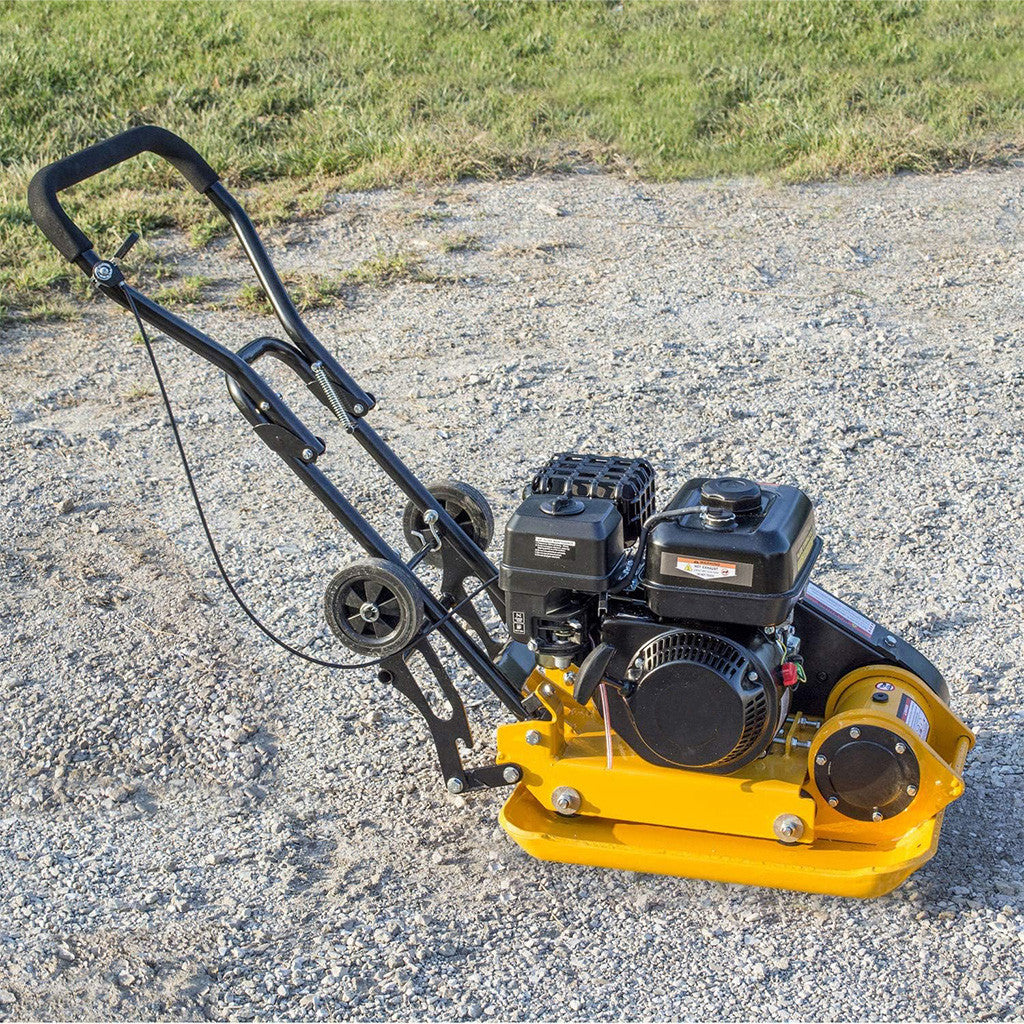 POHJOLA MOTORS PRO Maantiivistäjä 86kg, 196cc 4-tahti Moottori, Keltainen