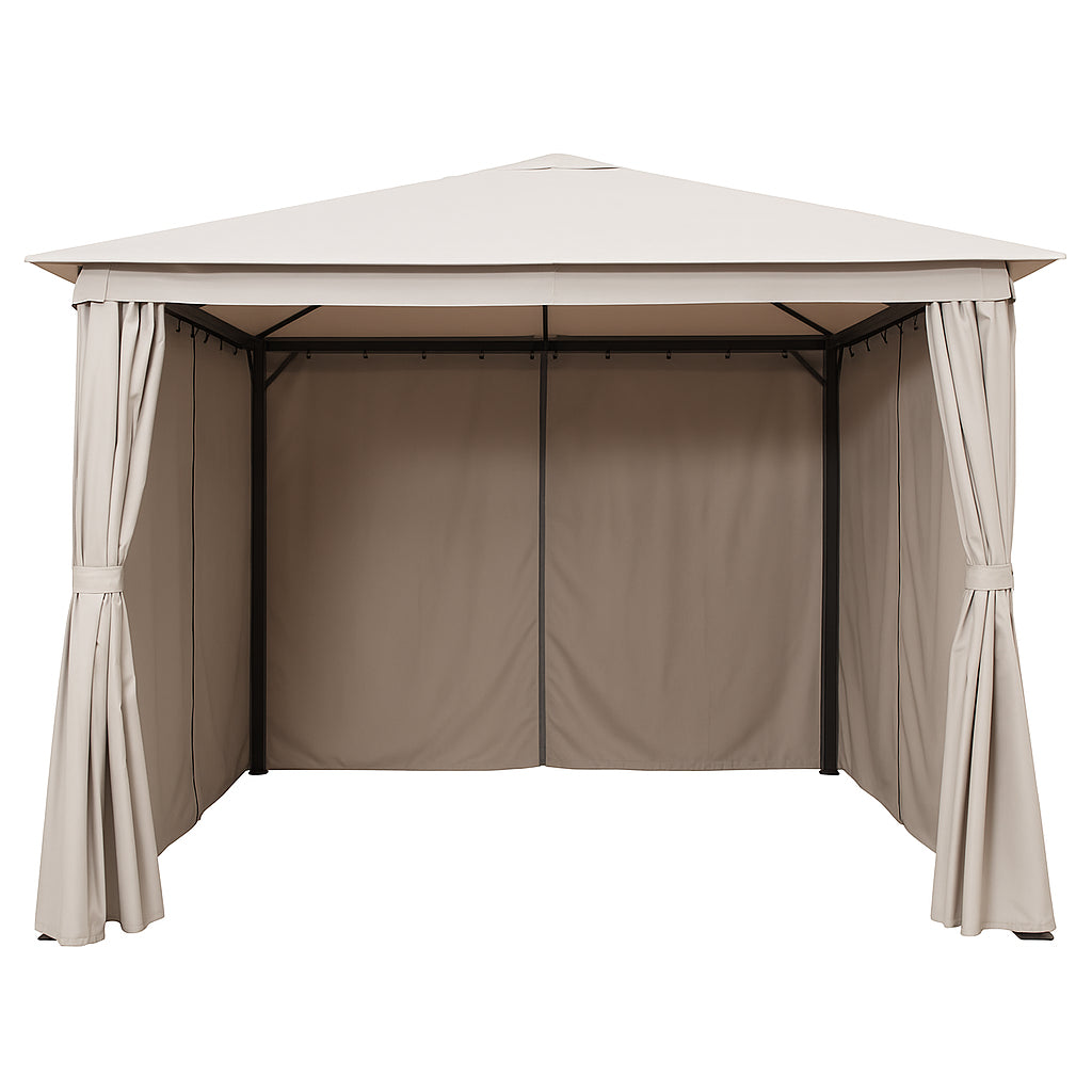 Pohjola Garden LED Puutarhapaviljonki 3x3m, Beige