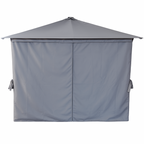 Pohjola Garden LED Puutarhapaviljonki 3x3m, Harmaa