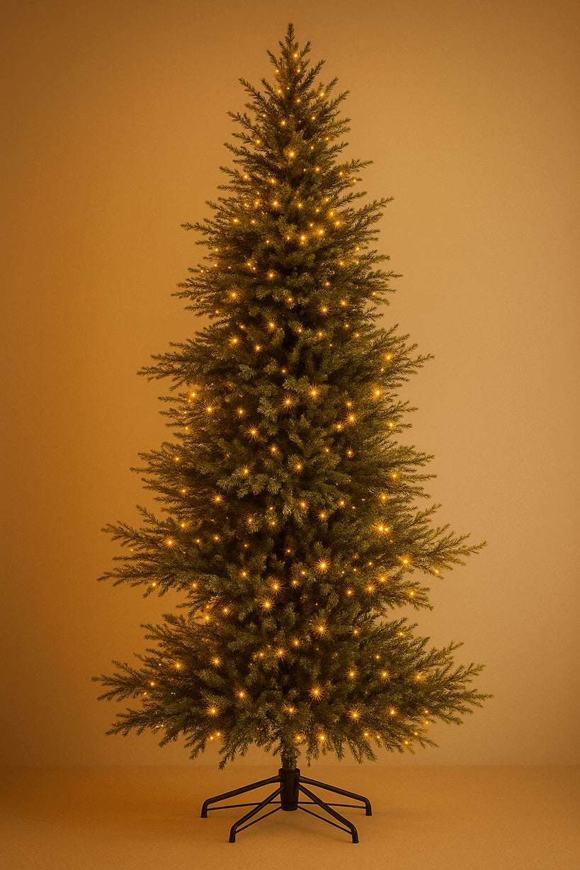 POHJOLA INDOOR Joulukuusi 210cm, 880 Oksaa, PE/PVC