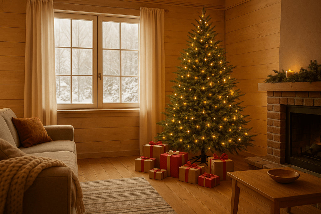 POHJOLA INDOOR Joulukuusi 210cm, 880 Oksaa, PE/PVC