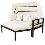 Pohjola Garden Aurinkovuode / Aurinkosänky 175cm, Musta / Beige