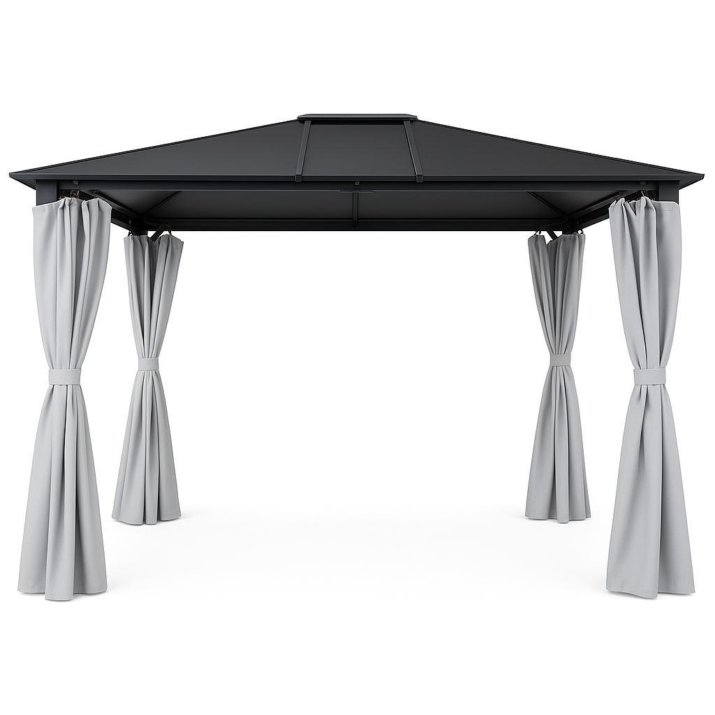 Pohjola Garden Paviljonki PC-Katolla 360x300x250cm, Harmaa