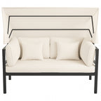 Pohjola Garden Aurinkovuode / Aurinkosänky 175cm, Musta / Beige