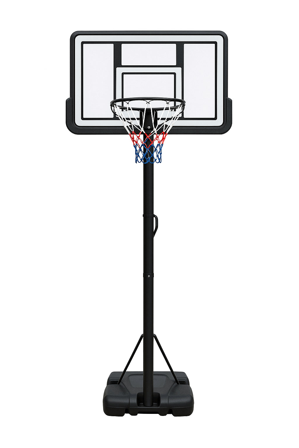 POHJOLAN URHEILUTARVIKE Koripalloteline 2,30-3,05m Valkoinen/Musta