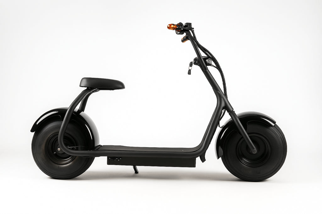 POHJOLA MOTORS Halpa Sähköskootteri 1000W 2.0 Premium, 25 km/h, Musta