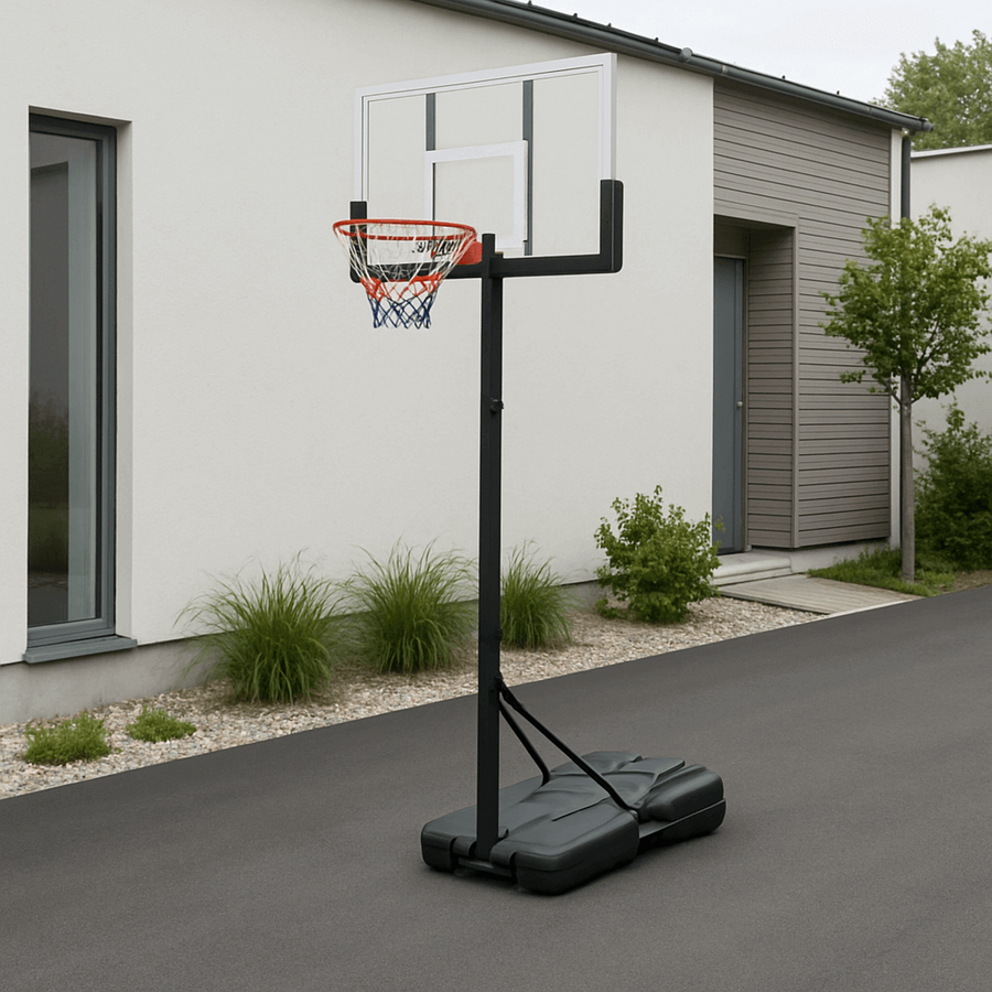 Basketkorg 2,30–3,05 m – 76 mm ram, 45 cm ring, PC-skiva