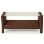 POHJOLA GARDEN Polyrottinki Sohvaryhmä 4-osainen, Ruskea/beige, MATLEENA