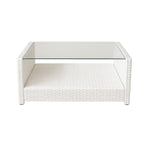 POHJOLA GARDEN Polyrottinki Sohvaryhmä 4-osainen, Valkoinen/beige, MATLEENA