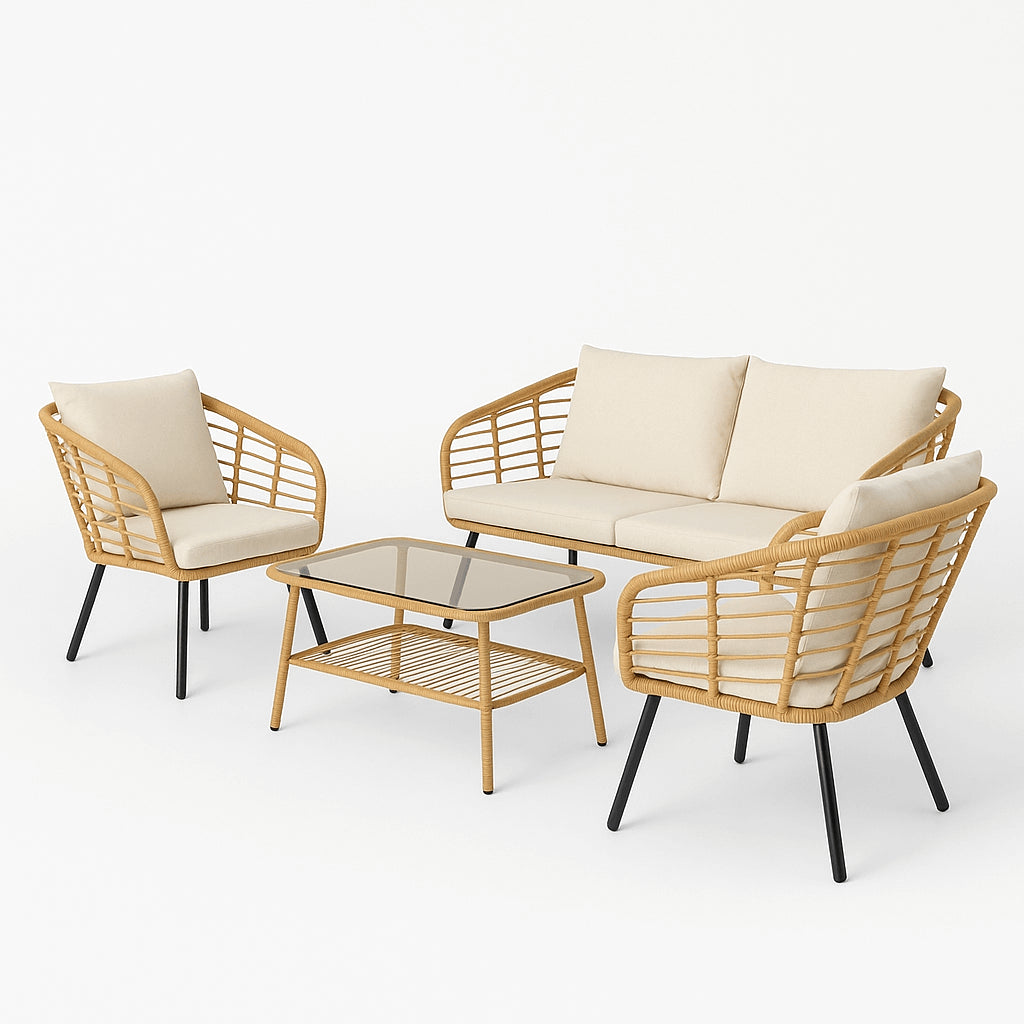 Pohjola Garden Polyrottinki Terassi / Puutarha sohvaryhmä Pihla