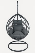 Pohjola Garden Riipputuoli / Korituoli Telineellä Bea, Musta / Harmaa