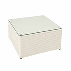 POHJOLA GARDEN Polyrottinkinen Ulkosohva EEVI, Valkoinen / beige