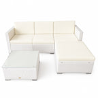 POHJOLA GARDEN Polyrottinkinen Ulkosohva EEVI, Valkoinen / beige