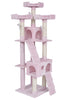 POHJOLAN LEMMIKKITARVIKE Kissan kiipeily-/raapimispuu 170 cm, Pinkki