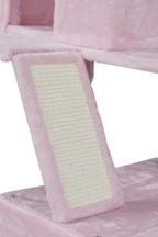 POHJOLAN LEMMIKKITARVIKE Kissojen raapimis-/kiipeilypuu 206 cm, Pinkki