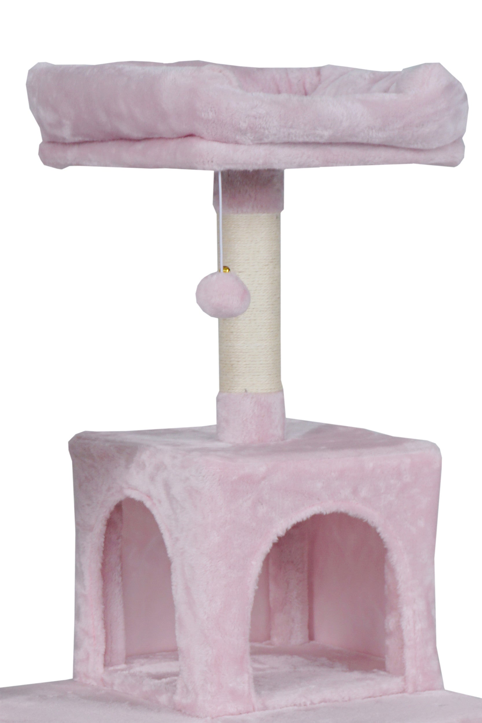 POHJOLAN LEMMIKKITARVIKE Kissan kiipeily-/raapimispuu 143 cm, Pinkki