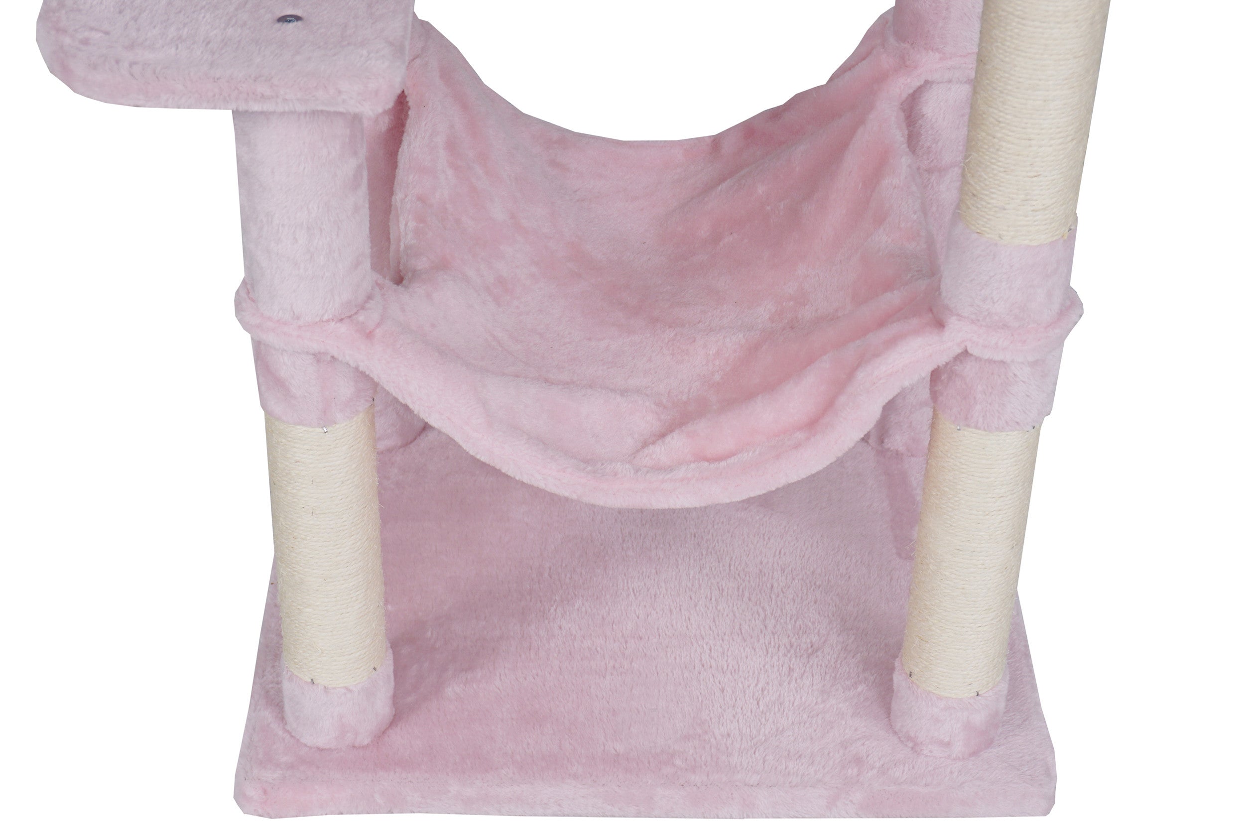 POHJOLAN LEMMIKKITARVIKE Kissan kiipeily-/raapimispuu 143 cm, Pinkki