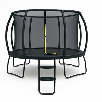 Trampolinstege Ø 457 cm – galvaniserat stål, stabila steg, enkel montering