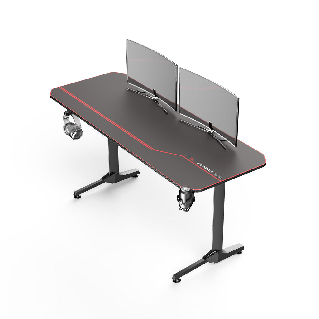 KUURA GAMING PELIPÖYTÄ RGB 159X75 CM