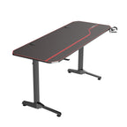 KUURA GAMING PELIPÖYTÄ RGB 159X75 CM