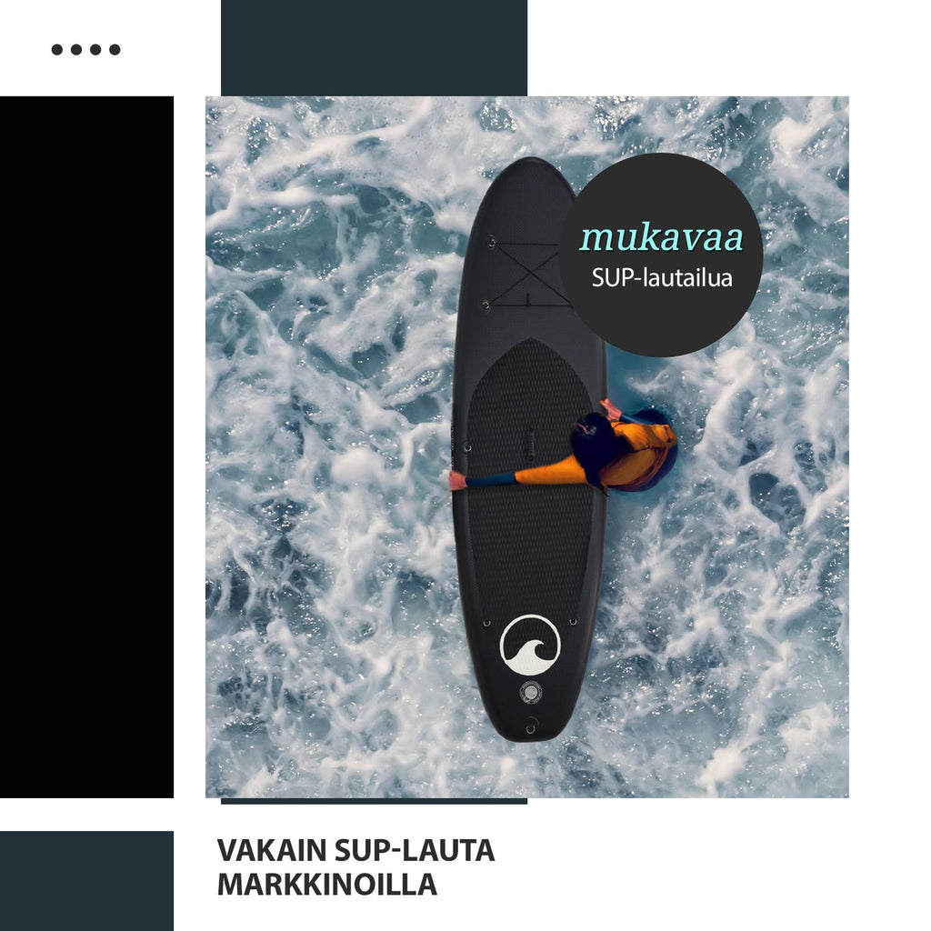 DS SUP-LAUTASETTI STANDARD 275CM MUSTA