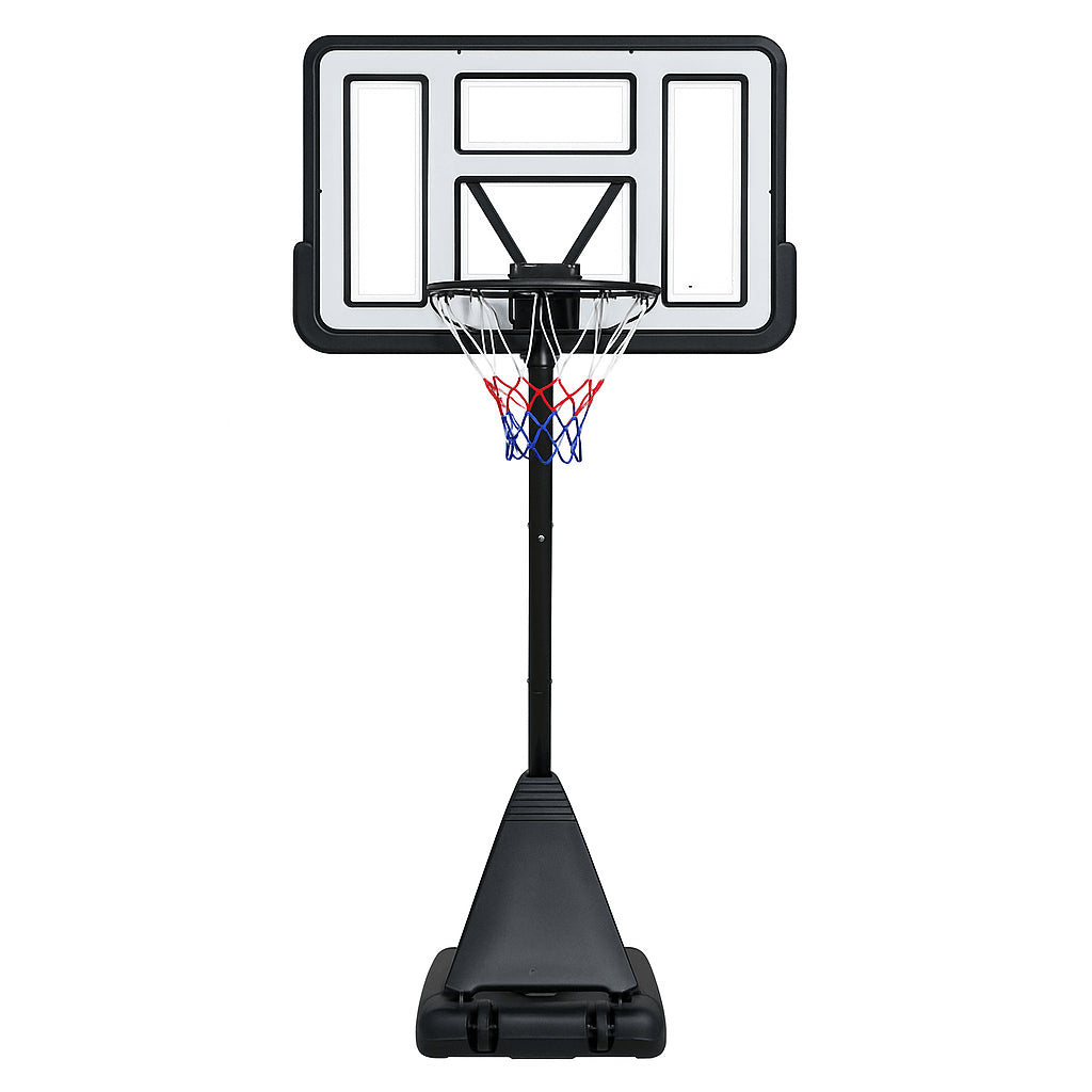 POHJOLAN URHEILUTARVIKE Koripalloteline 2,45-3,05m Valkoinen/Musta