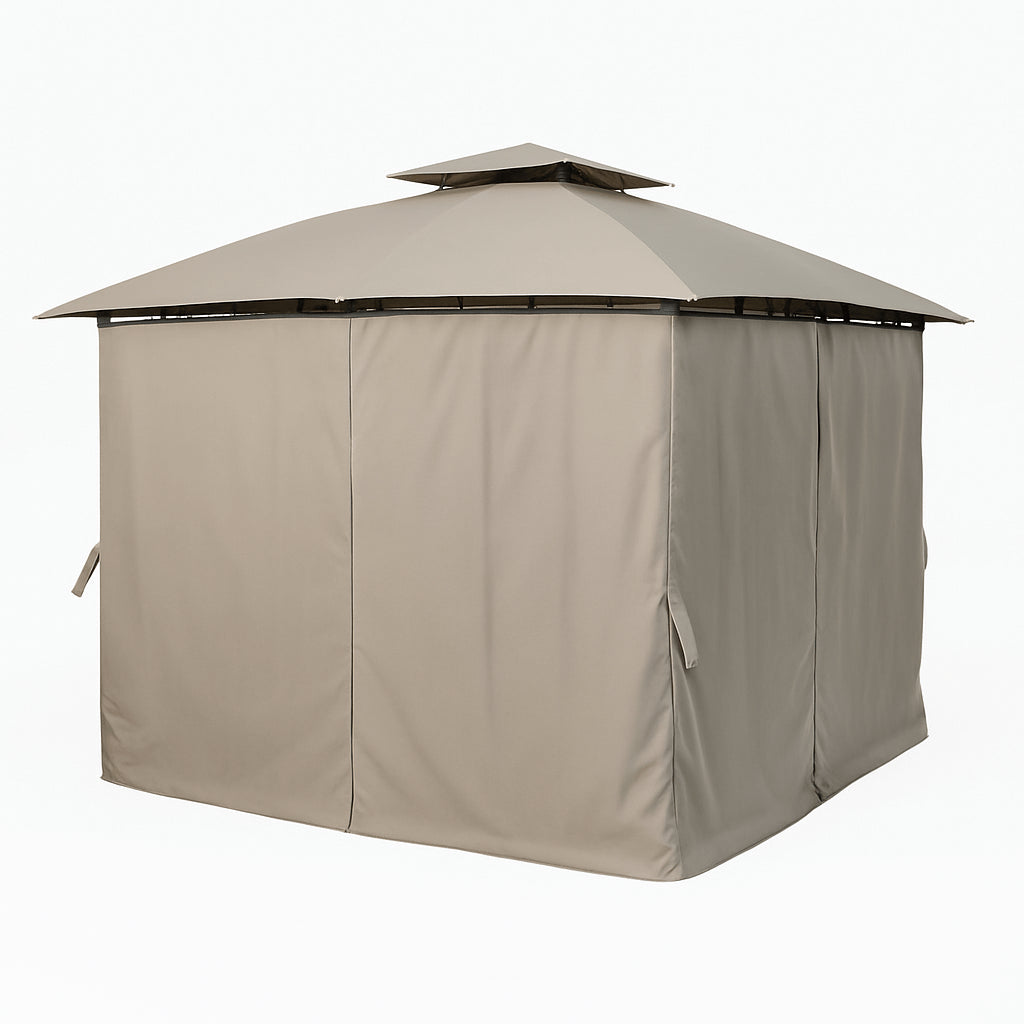 Pohjola Garden PATIO Paviljonki / Terassikatos 3x3m, Harmaa