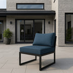 POHJOLA GARDEN Puutarhatuoli / moduulisohvan istuin ISLA 60 CM, Musta / harmaa