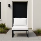 POHJOLA GARDEN Puutarhatuoli / moduulisohvan istuin ISLA 60 CM, Musta / Vaalea Beige