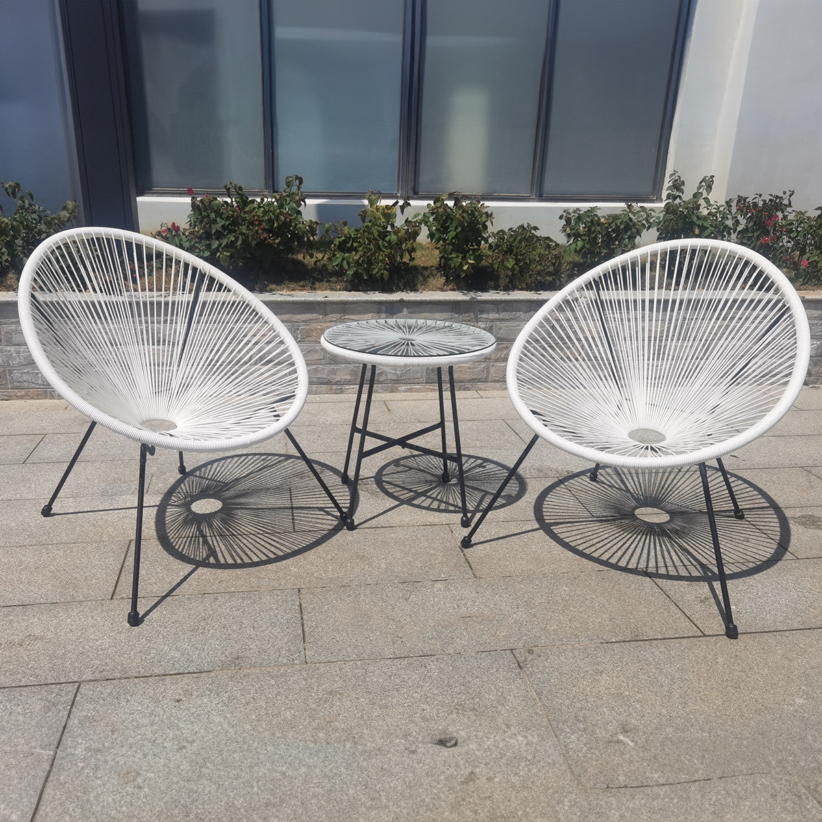 POHJOLA GARDEN Parvekesetti, 2 tuolia + Puutarhapöytä