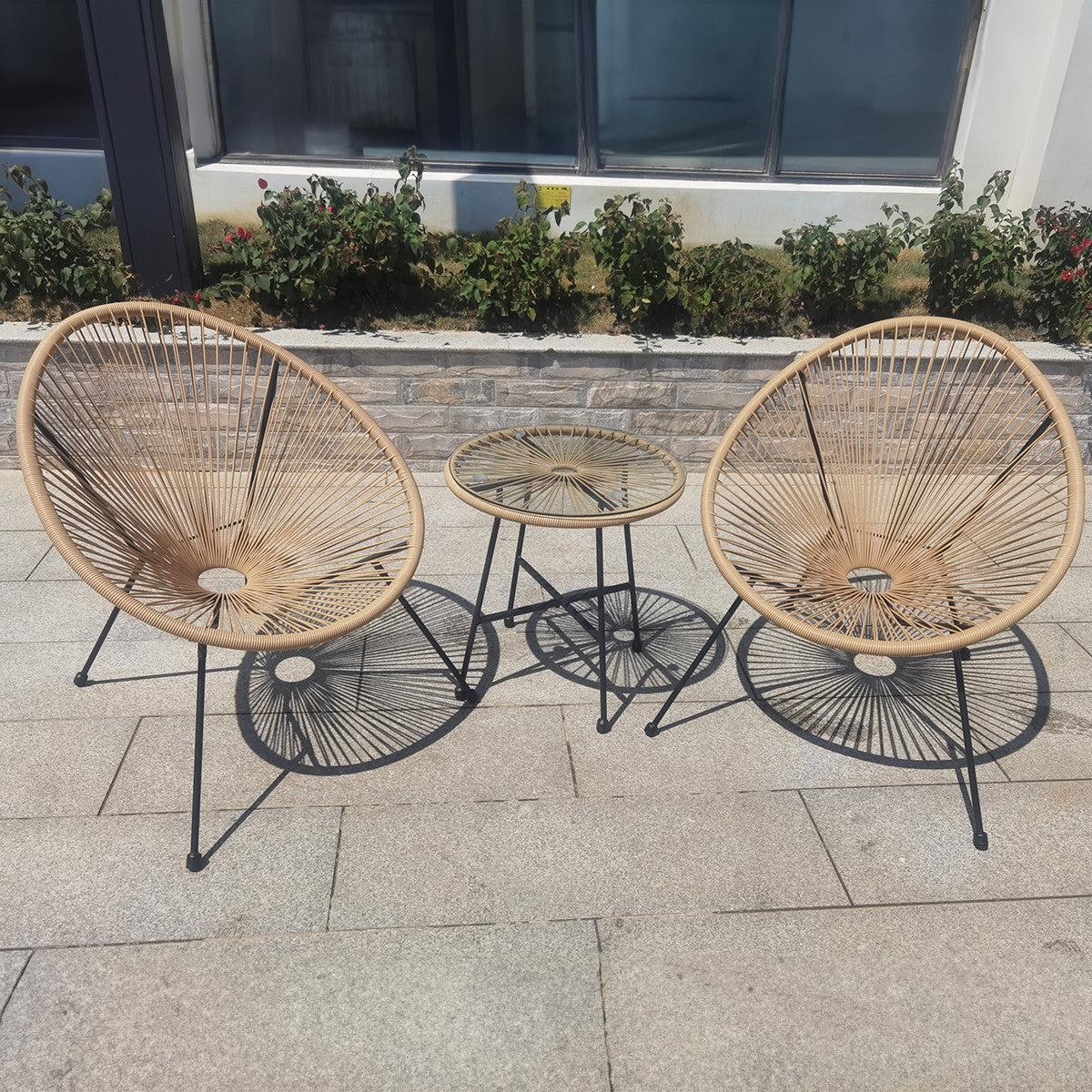 POHJOLA GARDEN Parvekesetti, 2 tuolia + Puutarhapöytä