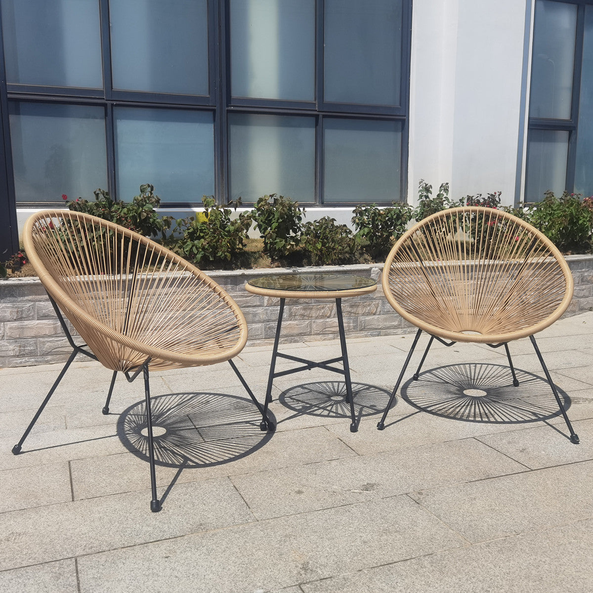 POHJOLA GARDEN Parvekesetti, 2 tuolia + Puutarhapöytä