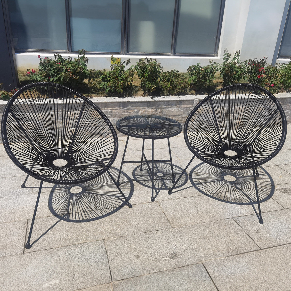 POHJOLA GARDEN Parvekesetti, 2 tuolia + Puutarhapöytä