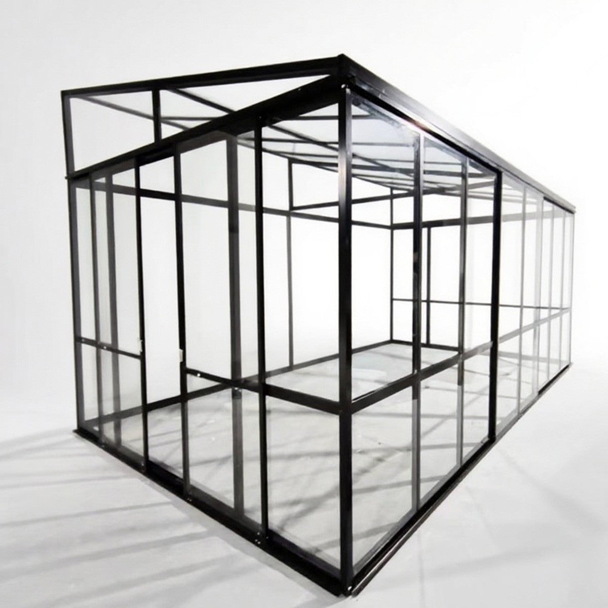 Pohjola Garden Lasipaviljonki / Lasikasvihuone LEAN9, 15m2, 510 x 290 cm x 220/280 cm