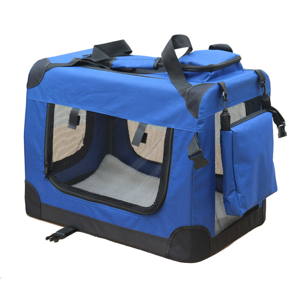 Pohjolan Lemmikkitarvike Kevyt Häkki / Kantolaukku, Sininen - M