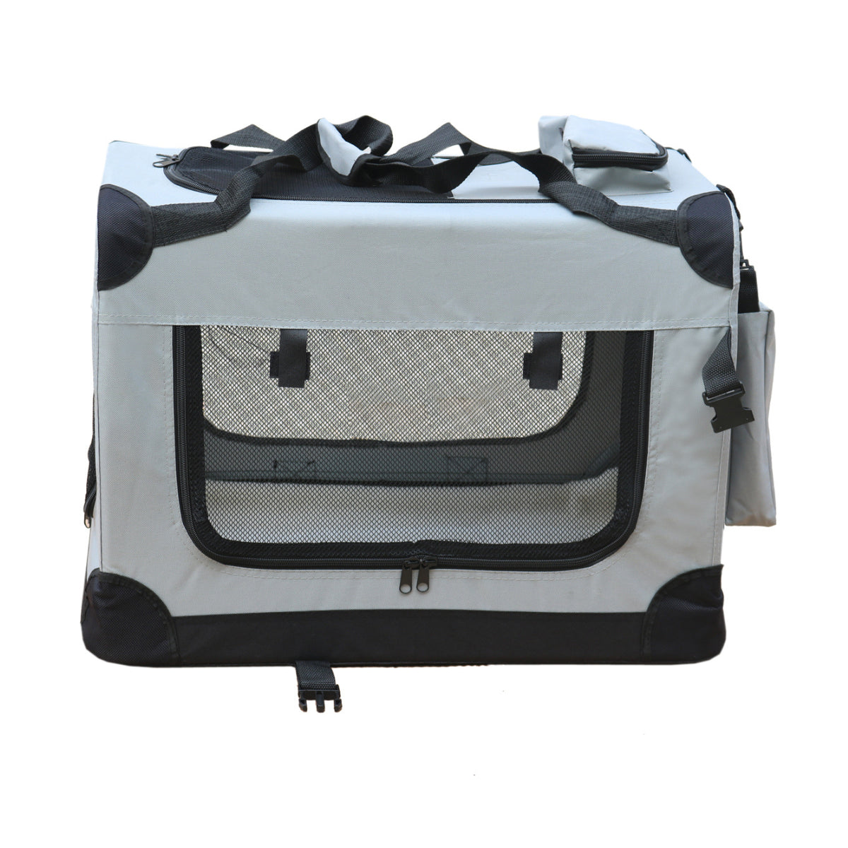 Pohjolan Lemmikkitarvike Kevyt Häkki / Kantolaukku, Harmaa - S