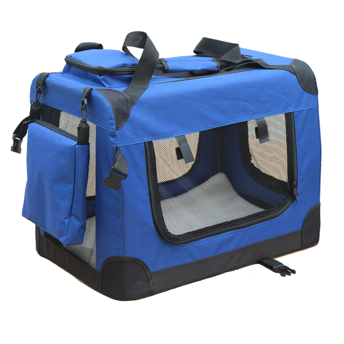 Pohjolan Lemmikkitarvike Kevyt Häkki / Kantolaukku, Sininen - M