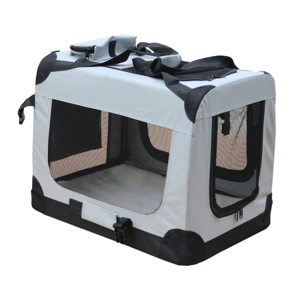 Pohjolan Lemmikkitarvike Kevyt Häkki / Kantolaukku, Harmaa - M