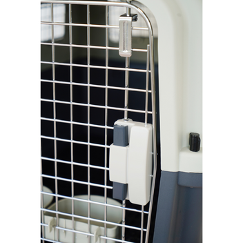 Transportkorg 99 x 66,5 x 81,5 cm – hjul, dörr i metallnät, matkorgar