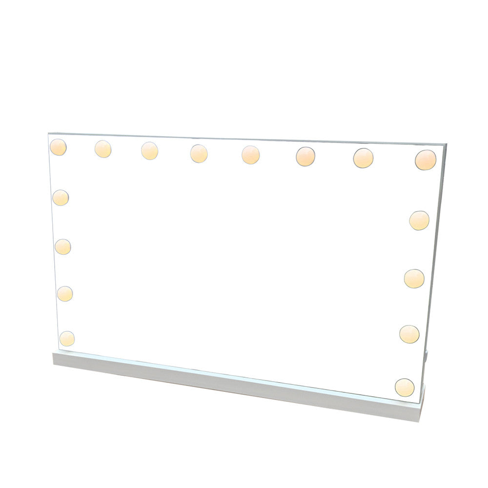 Pohjola Indoor Hollywood Meikkipeili Valoilla, USB, Pöytä- ja Seinäkiinnitys, 80 x 51 x 12 cm