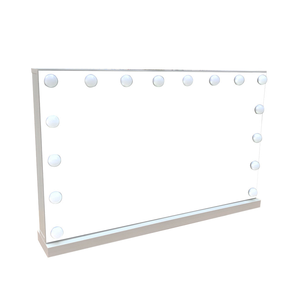 Pohjola Indoor Hollywood Meikkipeili Valoilla, USB, Pöytä- ja Seinäkiinnitys, 80 x 51 x 12 cm