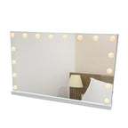 Pohjola Indoor Hollywood Meikkipeili Valoilla, USB, Pöytä- ja Seinäkiinnitys, 80 x 51 x 12 cm
