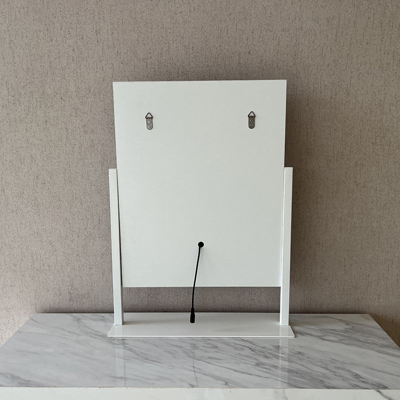 Pohjola Indoor Hollywood Meikkipeili Valoilla, Kallistettava, 60 x 45 x 14 cm, Valkoinen